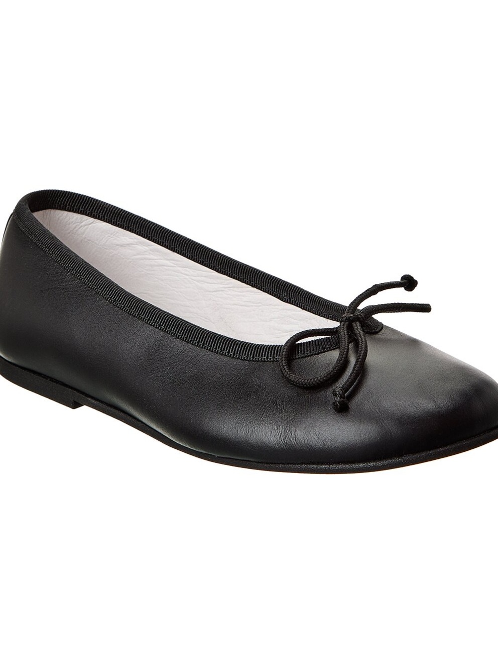 Children Chic -Black Ballet Flats with Bow - Girls Classic